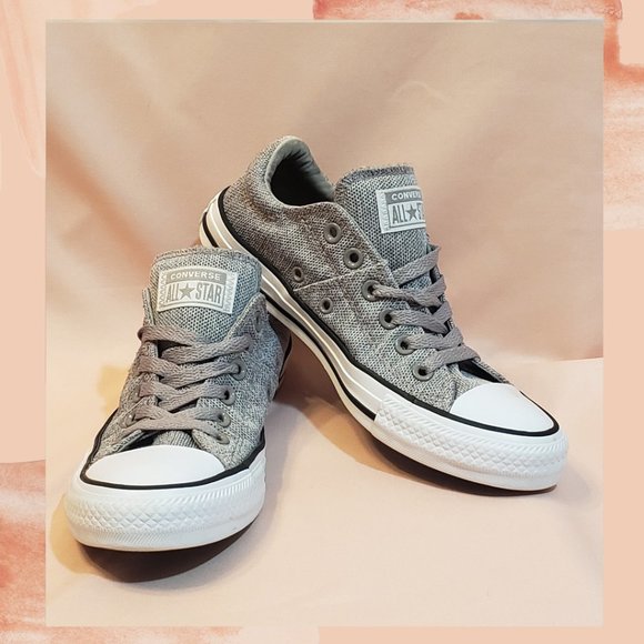 Converse Shoes - Converse Chuck Taylor All Star Gray Canvas Low Tops